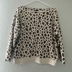 J. Crew Leopard Sweatshirt